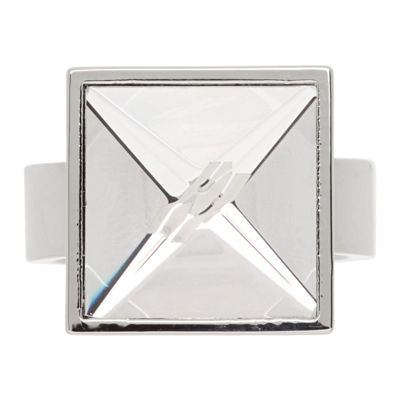Shop We11 Done Crystal Square Cut Ring