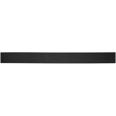 Shop Brioni Black Subtle B-logo Belt In 1010 Black