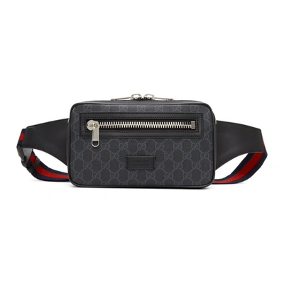 Gucci Black Gg Supreme Belt Bag | ModeSens