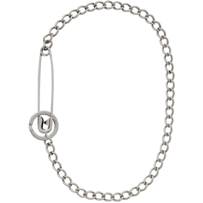 Shop Martine Ali Silver Pin Necklace