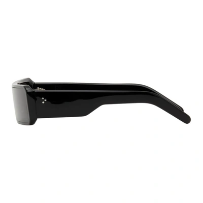Shop Rick Owens Black Geth Sunglasses In 0909 Black