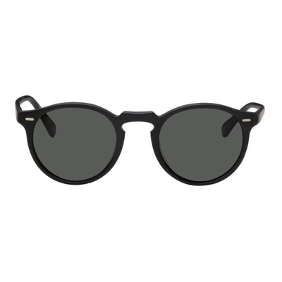 Shop Oliver Peoples Peck Estate Edition Gregory Peck Sun Sunglasses In 1031p2 Blac
