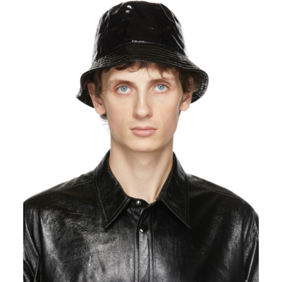 Shop Isabel Marant Black Haleyh Bucket Hat In 01bk Black