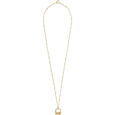 Shop Apc Suzanne Koller Edition Gold Ring Pendant Necklace In Raa Gold