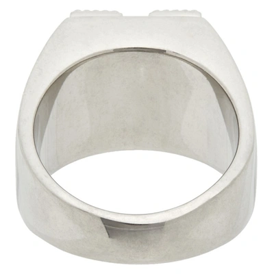 Shop Off-white Silver Industrial Arrows Ring