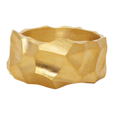 Shop All Blues Gold Carved Rauk Narrow Ring