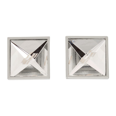 Shop We11 Done Crystal Square Cut Earrings