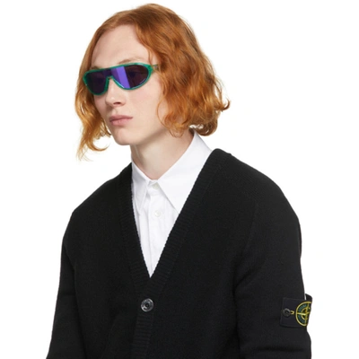 Shop Oakley Green Translucent Cmdn Sunglasses In Trans Celeste W/ Pri