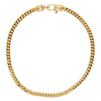 Shop Tom Wood Gold Curb M Bracelet