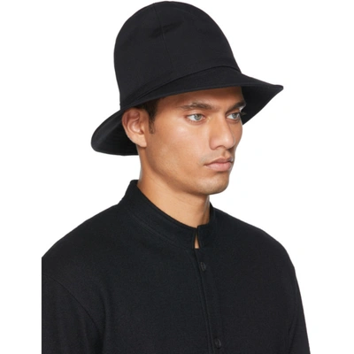 Shop Yohji Yamamoto Black D\fedora Hat