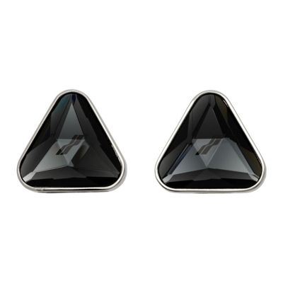 Shop We11 Done Triangle Shape Earrings In Black