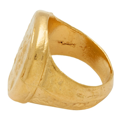 Shop Dear Letterman Gold 'the Ahdeem' Ring