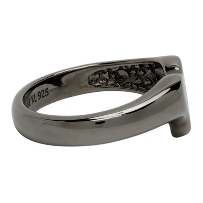 Vivienne Westwood Gunmetal Marybelle Ring In S001 Ruthen | ModeSens