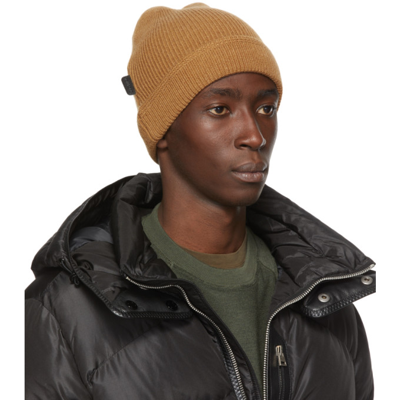 Shop Tom Ford Brown Cashmere Beanie In M04 Brown