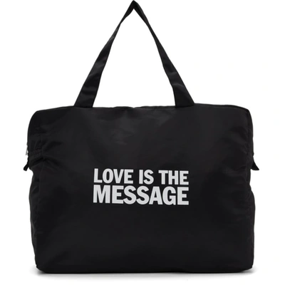 Shop Honey Fucking Dijon Love Is The Message Tote In Black