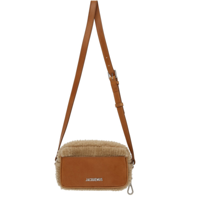 Shop Jacquemus Beige La Montagne Le Baneto Bag