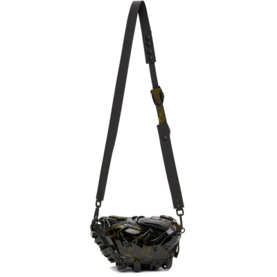 Shop Innerraum I14 Clutch Crossbody Bag In Hyena/black