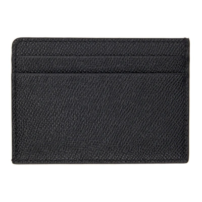 Shop Burberry Black Stripe Kier Card Holder