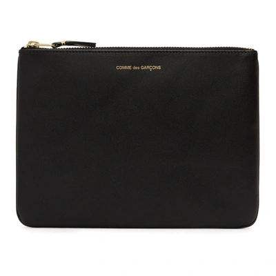 Shop Comme Des Garçons Black Classic Wallet Pouch In 1 Black