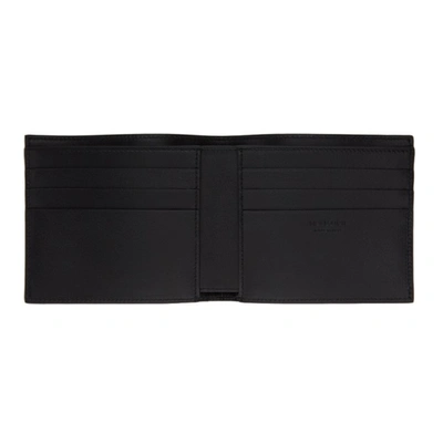 Shop Neil Barrett Black Fair-isle Thunderbolt Bifold Wallet In 524 Black/white