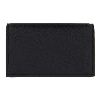 Shop Loewe Black Business Bifold Card Holder In 1100 Black