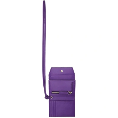 Shop Jacquemus Purple La Montagne 'le Porte ' Card Holder