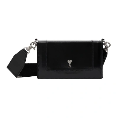 Shop Ami Alexandre Mattiussi Black Small Box Bag