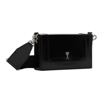 Shop Ami Alexandre Mattiussi Black Small Box Bag