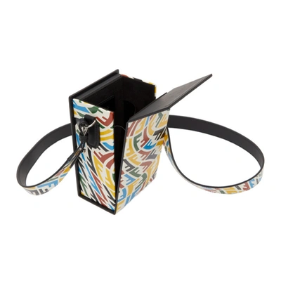 Shop Fendi Multicolor Ff Vertigo Vertical Box Bag In F0u2v White