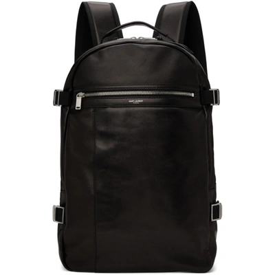 Shop Saint Laurent Sintra Sport Backpack In 1000 Black