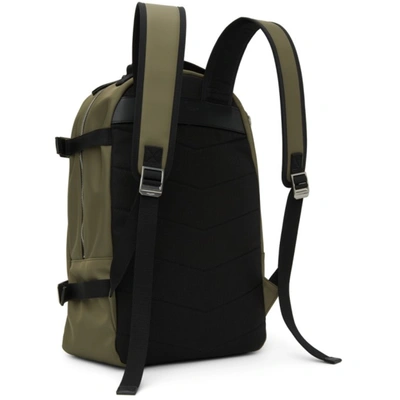 Shop Saint Laurent Khaki City Trekking Backpack In 2985 New Khaki