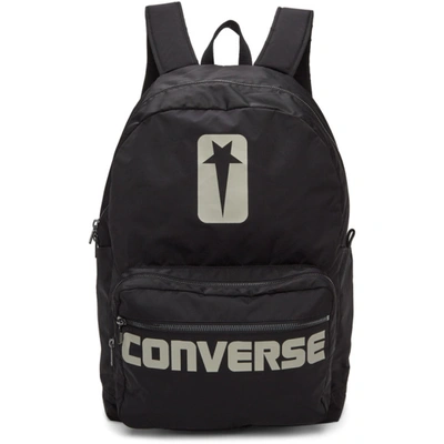 Rick Owens Drkshdw Black Converse Edition Oversized Backpack | ModeSens
