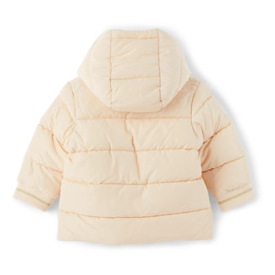 Shop Chloé Baby Pink Puffer Jacket In 45f Pale Pi