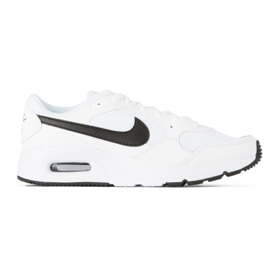 Shop Nike Kids Air Max Sc Sneakers In White/black-white