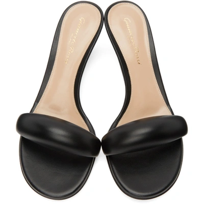 Shop Gianvito Rossi Black Bijoux 55 Mules