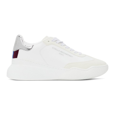 Stella Mccartney Loop Raised sole Faux leather Trainers In White