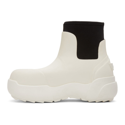 Shop Ambush Off-white Rubber Boots In Off White