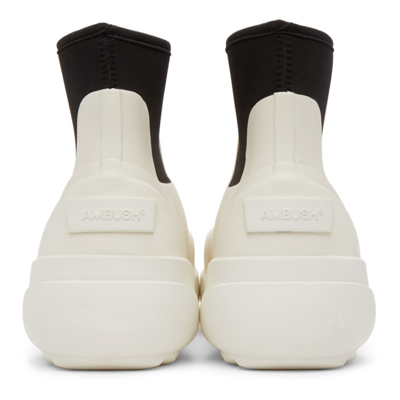 Shop Ambush Off-white Rubber Boots In Off White