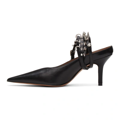 Shop Abra Black Spike Mules