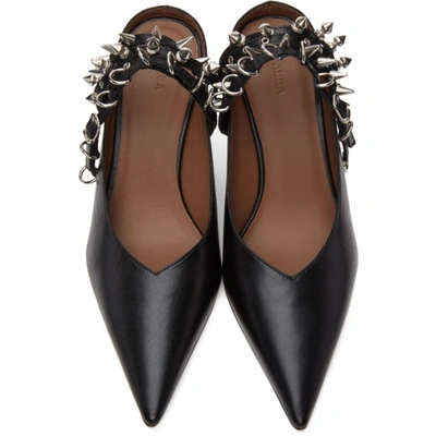 Shop Abra Black Spike Mules