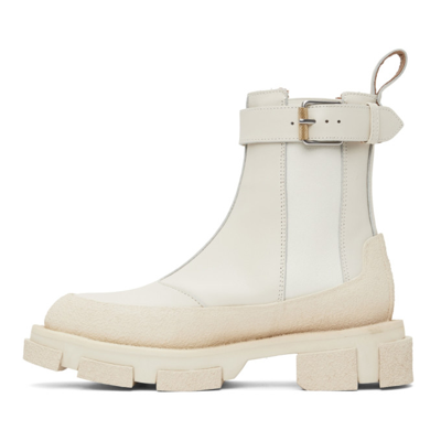 Shop Dion Lee Both Edition Gao Boots In Ivory