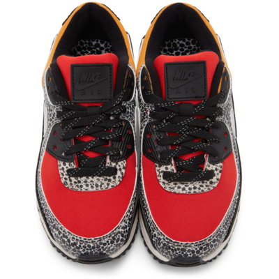 Shop Nike Multicolor Safari Air Max 90 Se Sneakers In 1 Black/phantom-chil