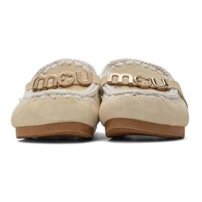 Shop Mou Off-white Winter Bio Loafers In Van Vanulla