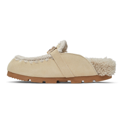 Shop Mou Off-white Winter Bio Loafers In Van Vanulla