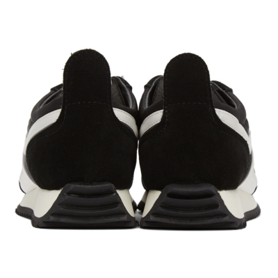 Shop Rag & Bone Black & White Retro Runner Sneakers
