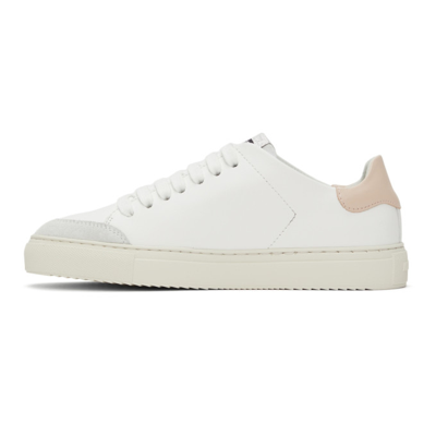 Shop Axel Arigato Clean 90 Triple Sneakers In White/pink