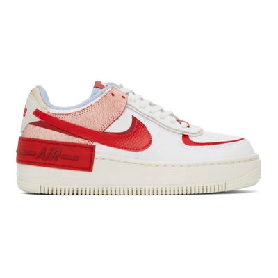 Shop Nike Air Force 1 Shadow Sneakers In Summit White/univers