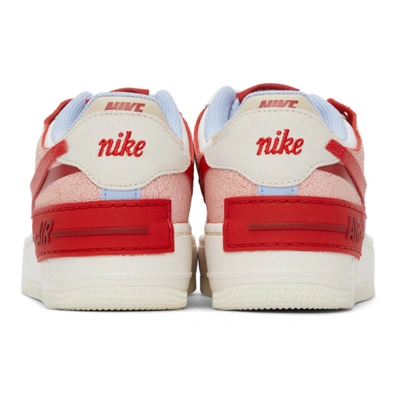 Shop Nike Air Force 1 Shadow Sneakers In Summit White/univers