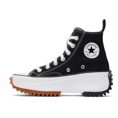 Shop Converse Run Star Hike Hi Sneakers In Black/white