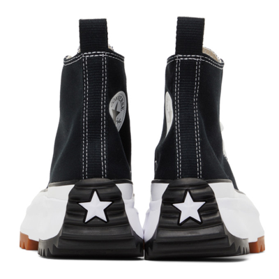 Shop Converse Run Star Hike Hi Sneakers In Black/white